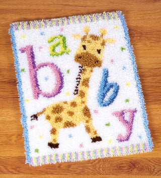 Vervaco Baby Giraffe Rug Latch Hook Kit