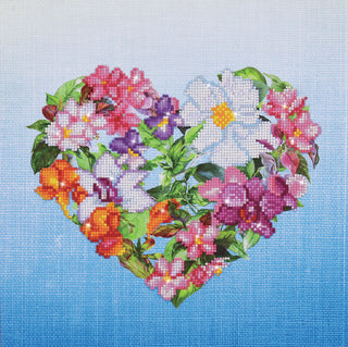 Diamond Dotz Complete Diamond Facet Art Kit Flower Heart