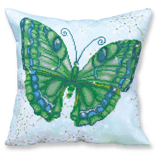 Diamond Dotz Complete Diamond Facet Art Kit Papillon Vert Decorative Pillowcase