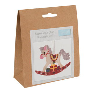 Trimits Felt Decoration Kit Christmas - Rocking Horse