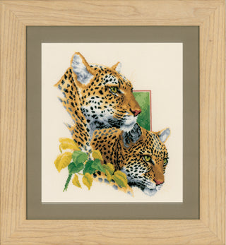 Vervaco Leopard Duo Counted Cross Stitch Kit