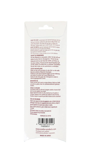 Sewline Water Soluble Glue Marker and Blue Refill