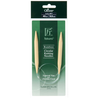 Clover Takumi Bamboo Fixed Circular Knitting Pins - Full Range of Sizes Available!