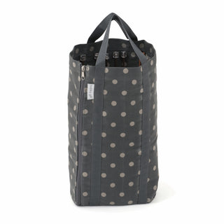 Hobby Gift 'Charcoal Spot' Reversible Knitting Bag with Pin Storage