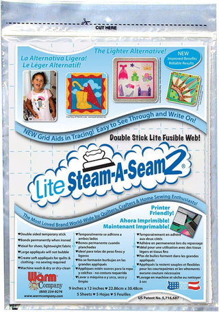 The Warm Company Lite Steam-A-Seam 2 22.86 cm x 30.48 cm