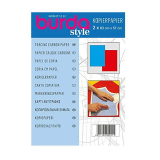 Burda Tracing Carbon Paper blue and red 83cm x 57cm