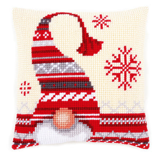 Vervaco Christmas Elf Red Cross Stitch Kit