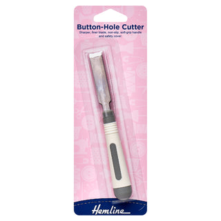 Hemline Softgrip Button Hole Cutter