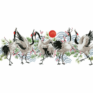 Diamond Dotz Diamond Painting Kit: Brolga Dance