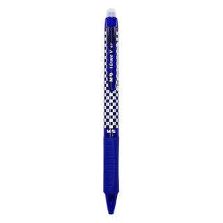 MandG iErase V New and Improved Friction/Heat Erasable Retractable Pen - blue