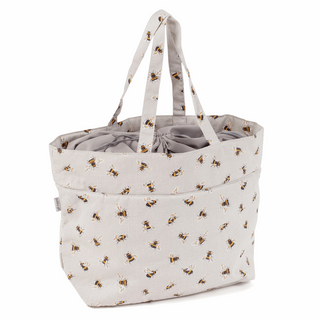 Hobby Gift Craft Bag: Drawstring: Bee