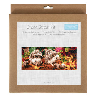 Trimits Counted Cross Stitch Kit: Large: Hedgehogs
