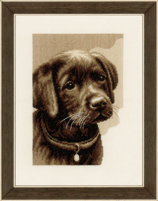 Vervaco Labrador Puppy Counted Cross Stitch Kit
