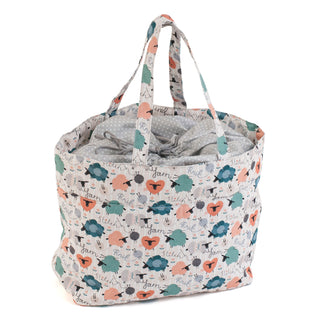 Hobby Gift Drawstring Craft Bag - Knit Happens
