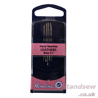 Hemline Gold Eye Leather Needles 3/7