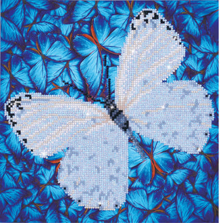 Diamond Dotz Complete Diamond Facet Art Kit Flutterby White
