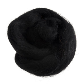 Trimits Natural Wool Roving Black 10g