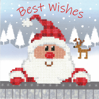 Vervaco Diamond Painting: Greeting Card Kit: Santa
