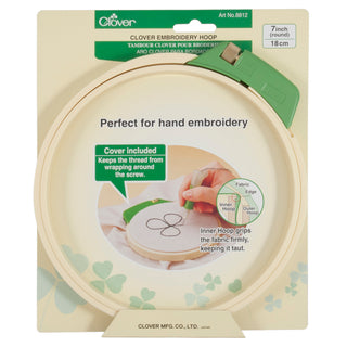 Clover Embroidery Hoop - 18 cm