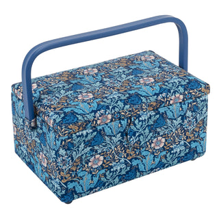 Hobby Gift Sewing Box (M): Woodblock Floral