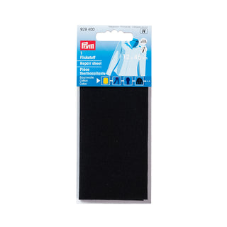 Prym Black Repair Sheet Co Iron-On 12cm X 45cm