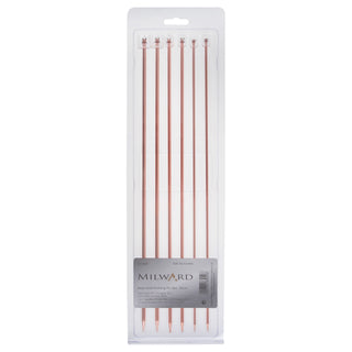 Milward Rose Gold Knitting Pin Set 35cm
