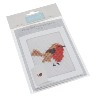 Trimits Card Cross Stitch Kit Robin