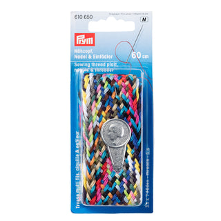 Prym Sewing Thread Plait - Needle and Threader 60cm