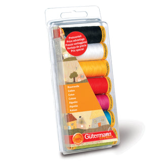 Gutermann Natural Cotton Thread Set Autumn 7 x 100m