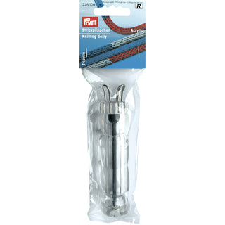 Prym Acrylic Transparent Knitting Dolly with Pin - 11.7cm