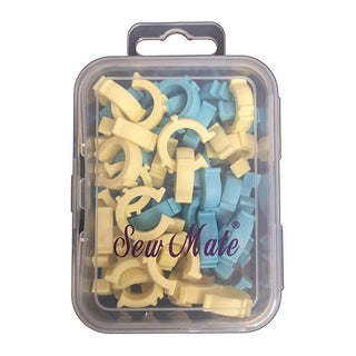 Sew Mate Flexible Stacking Bobbin Clips 50 Pack