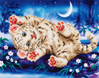 Diamond Dotz Complete Diamond Facet Art Kit Baby Tiger Roly Poly