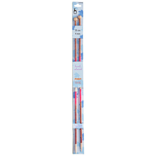Pony Flair Single Ended Hand Coloured Knitting Pins 35cm - Full range of sizes available!