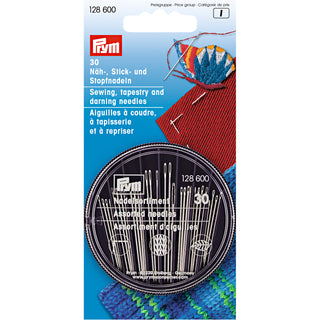 Prym Sewing, Embroidery and Darning Needles in Compact Box