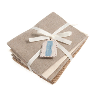 Trimits Fat Quarter Pack Natural 4 Pieces