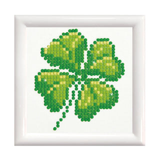 Diamond Dotz Four Leaf Clover with Frame Diamond Painting Kit