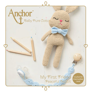 Anchor 'Amigurumi Rabbit' Baby Pure Cotton Knitting Kit