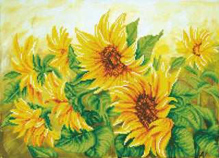 Diamond Dotz Complete Diamond Facet Art Kit Hazy Daze Sunflowers
