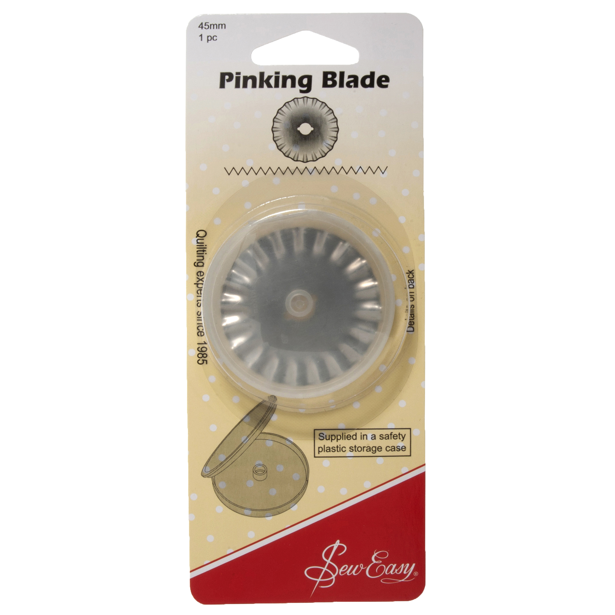 Pinking rotary blade