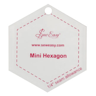 Sew Easy Multi-Size Hexagon Quilting Template