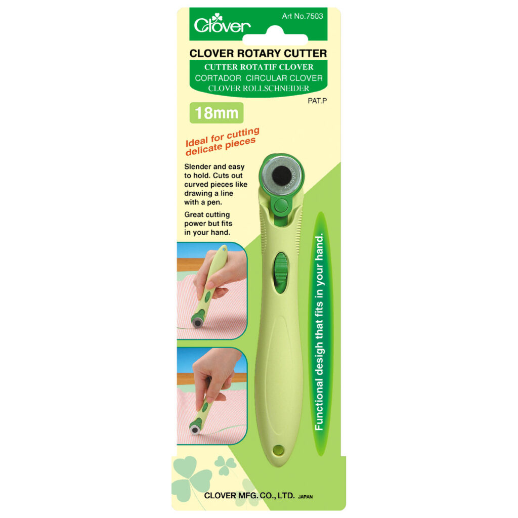 clover-18mm-soft-cushion-rotary-cutter-the-quilted-bear