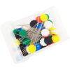 The Quilted Bear Stainless Steel Flower Head Quilting Pins with Numbered Stickers - 45.5mm - Image 4