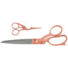 The Quilted Bear Rose Gold Scissors Gift Set 25.5cm/11.5cm - Image 2