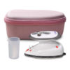 The Quilted Bear Mini Iron - Lightweight Mini Steam Iron with Ceramic Sole Base Plate & Temperature Gauge for use as a Quilting Iron or Travel Iron Mini (Pink Case) - Image 3