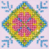 Diamond Dotz Complete Diamond Facet Art Kit Patchwork Mandala - Blue - DDS.028