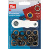 Prym Antique Brass Eyelets and Washers 11.0mm - 15 Pieces