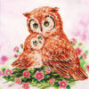Diamond Dotz Complete Diamond Facet Art Kit Mother & Baby Owl - DD7.004