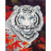 Diamond Dotz Complete Diamond Facet Art Kit White Tiger In Autumn - DD7.006 - Image 2