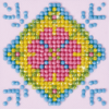 Diamond Dotz Complete Diamond Facet Art Kit Patchwork Mandala - Blue - DDS.028 - Image 2